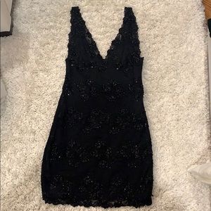 MARCIANO Gorgeous Black beaded dress